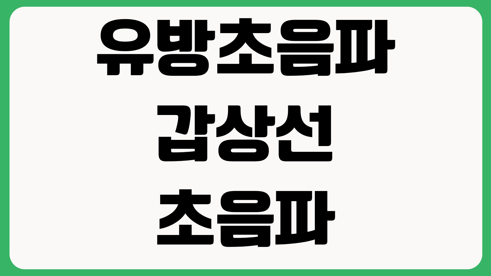 유방초음파 갑상선초음파 실손 가능여부 증상기록 건강검진 차이 기준
